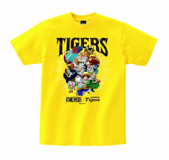 ワンピース×タイガース Tシャツ　3,246円(税抜)　※7月5日発売