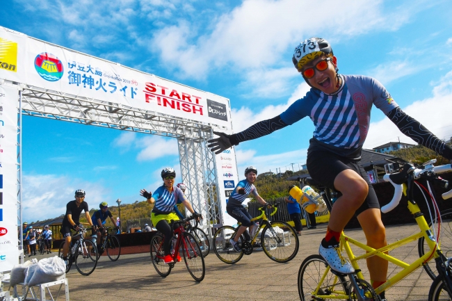 大島の絶景とともにサイクリング　「伊豆大島御神火ライド2019」９月８日開催