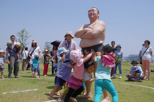 目指せ白星！公園に本物のお相撲さんがやってくる！「ちびっこ相撲」を2019年6月9日（日）に開催します（国営・都立東京臨海広域防災公園）