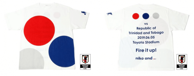 niko and …がサッカー日本代表のマッチデーTシャツを発売！
