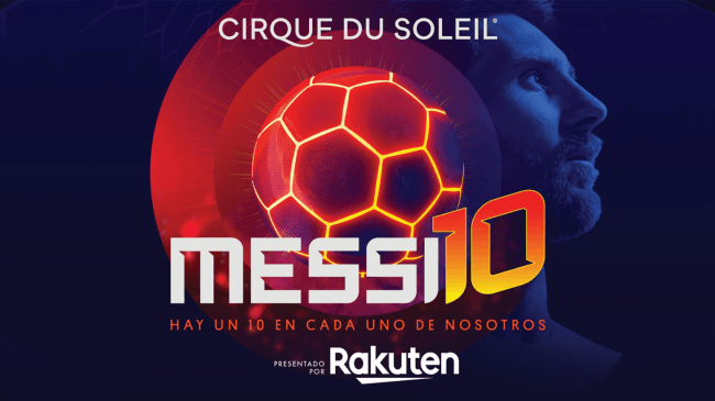 楽天、シルク・ドゥ・ソレイユ最新作「Messi10」ワールドツアーのタイトルスポンサーに決定