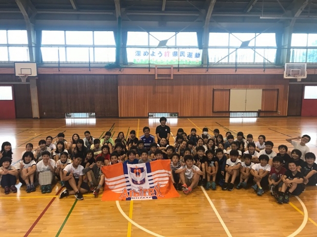 トップチーム選手がホームタウン新潟市・聖籠町の小学校を訪問！