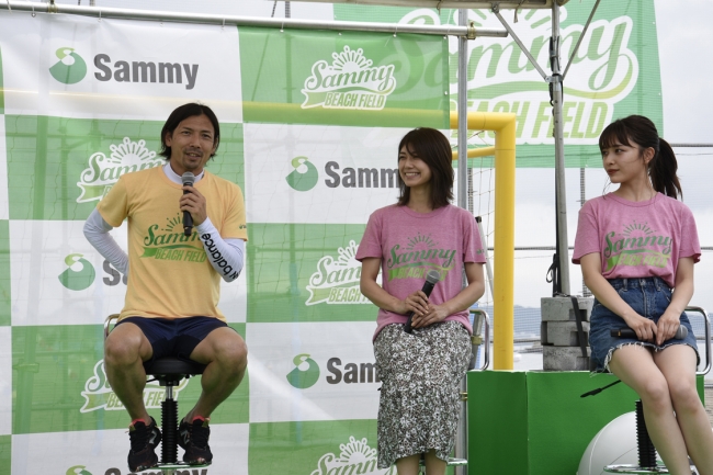 オープニングセレモニーでは元サッカー日本代表の鈴木隆行さんをはじめとしたトークセッションを実施