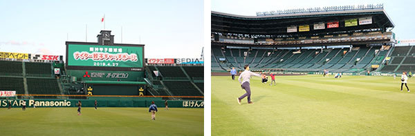 9/14（土）・15（日） 「阪神甲子園球場でキャッチボールをしよう！」を開催 今回、初めて“土”エリアでもキャッチボールができるように！