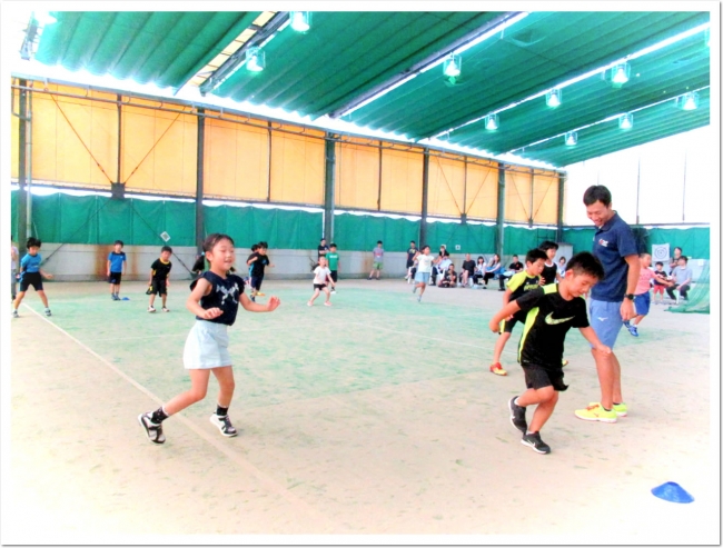 T&F.net KOBE 野口研治トレーナーとITCテニススクールのコラボ企画 「走り方教室」