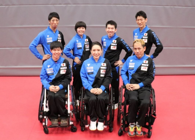 パラ卓球日本代表 公式ウェアに 『VICTAS』　が決定