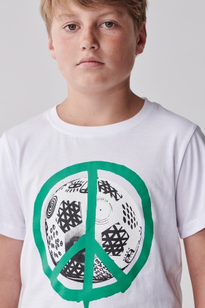 Kids Drop Balls Not Bombs Tシャツ White 価格 4,300円＋税