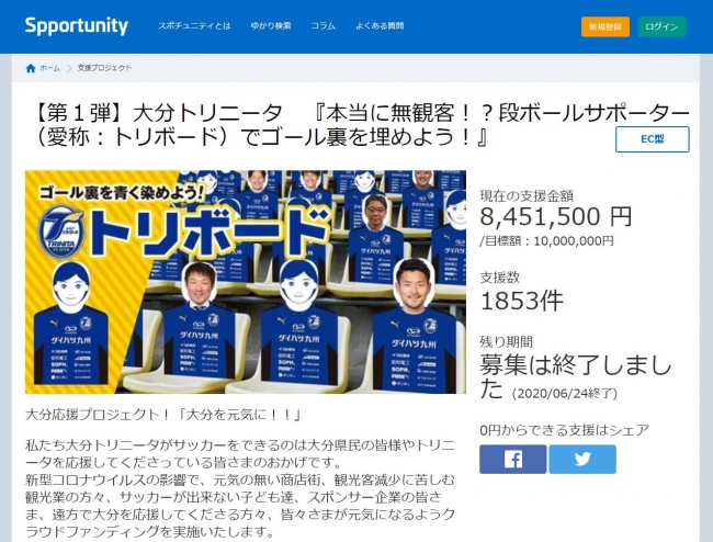 J2クラブのアビスパ福岡、ふるさと福岡を盛り上げるためクラブ初のクラウドファンディングを「スポチュニティ」で実施予定