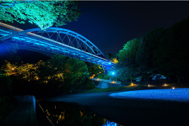 割岩橋ブルーライトアップイメージ