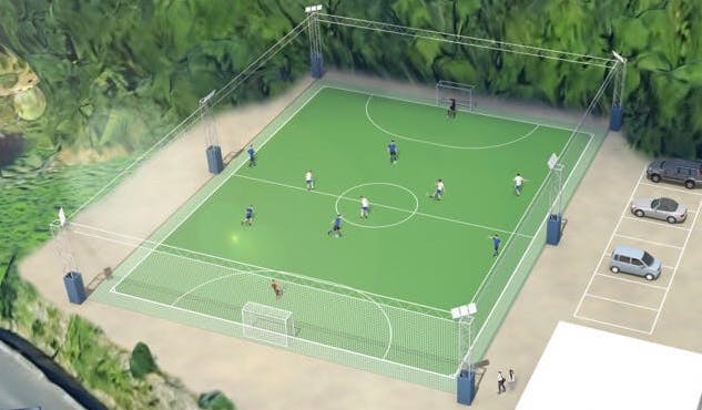日本初のサッカー専用グラウンド(福岡)