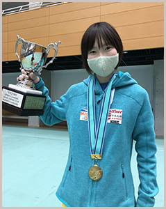 第34回リードジャパンカップで2連覇の森秋彩選手