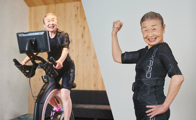 日本最高齢フィットネス・インストラクター“タキミカさん(90歳)”が、6月18日(金)SIXPAD HOME GYMにてインストラクターデビュー