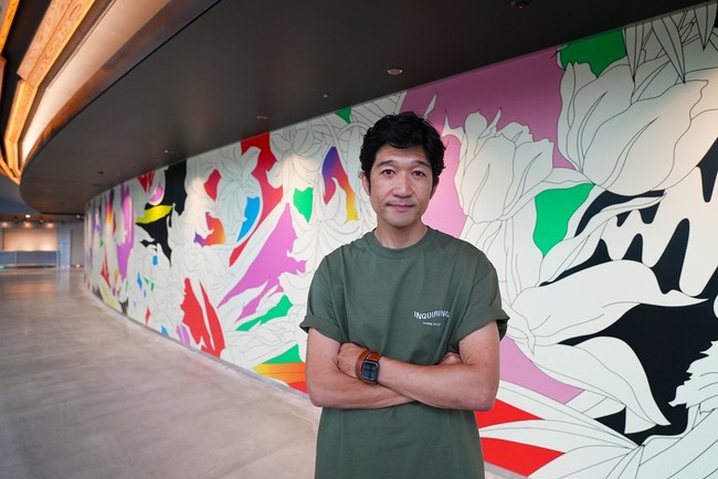『PIST6 Championship』の会場、「千葉JPFドーム」に現代美術家 松山智一氏が手掛ける作品の常設展示が決定