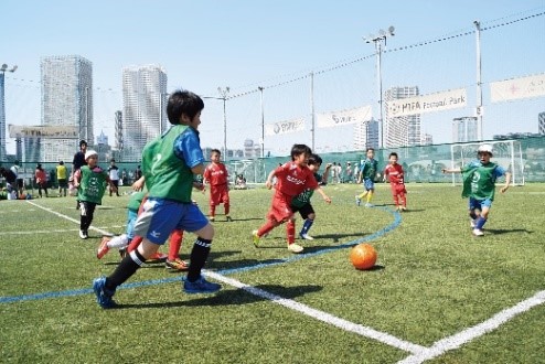 音楽とフットボールによるコミュニケーションの創造 「MIFA　Football　Park」