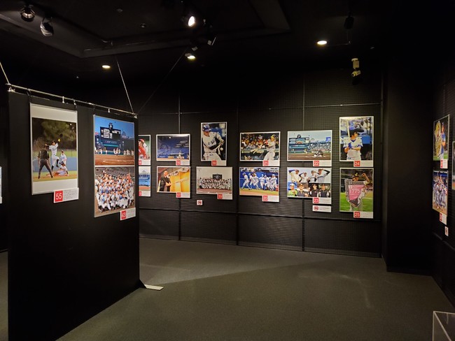 野球殿堂博物館企画展「野球報道写真展2021」展示風景