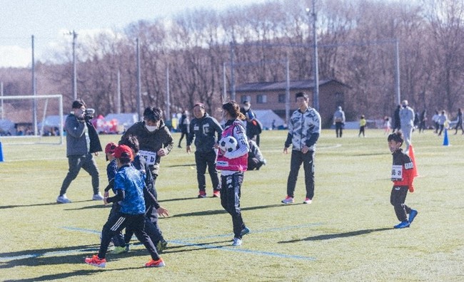 FCふじざくら山梨　選手によるサッカー・チャレンジ