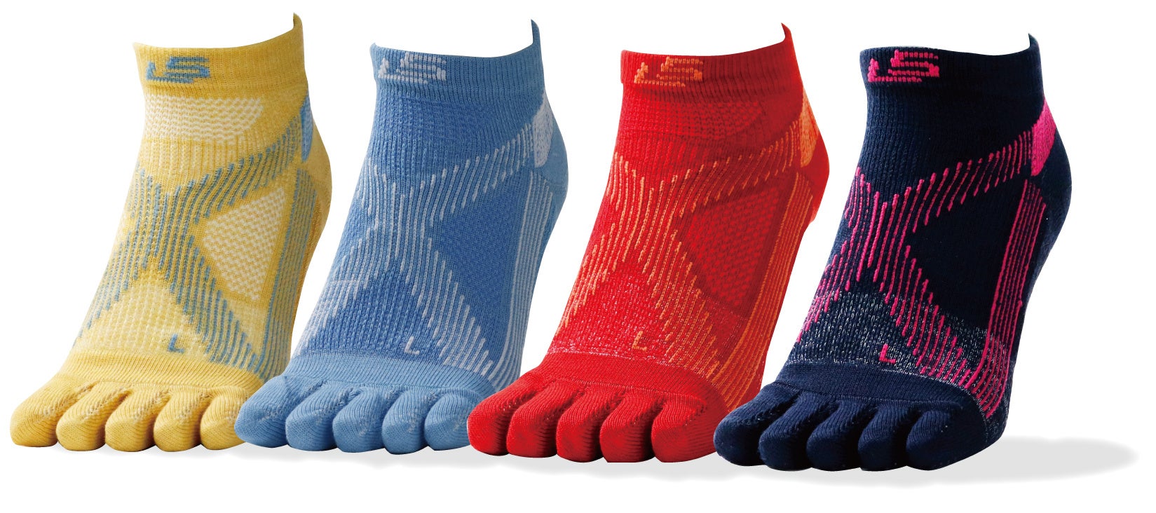 ランナーの走りを支えて足も守る独自のハイブリッド構造靴下専門メーカーの研究開発から誕生した革新の“走り専用靴下”発売