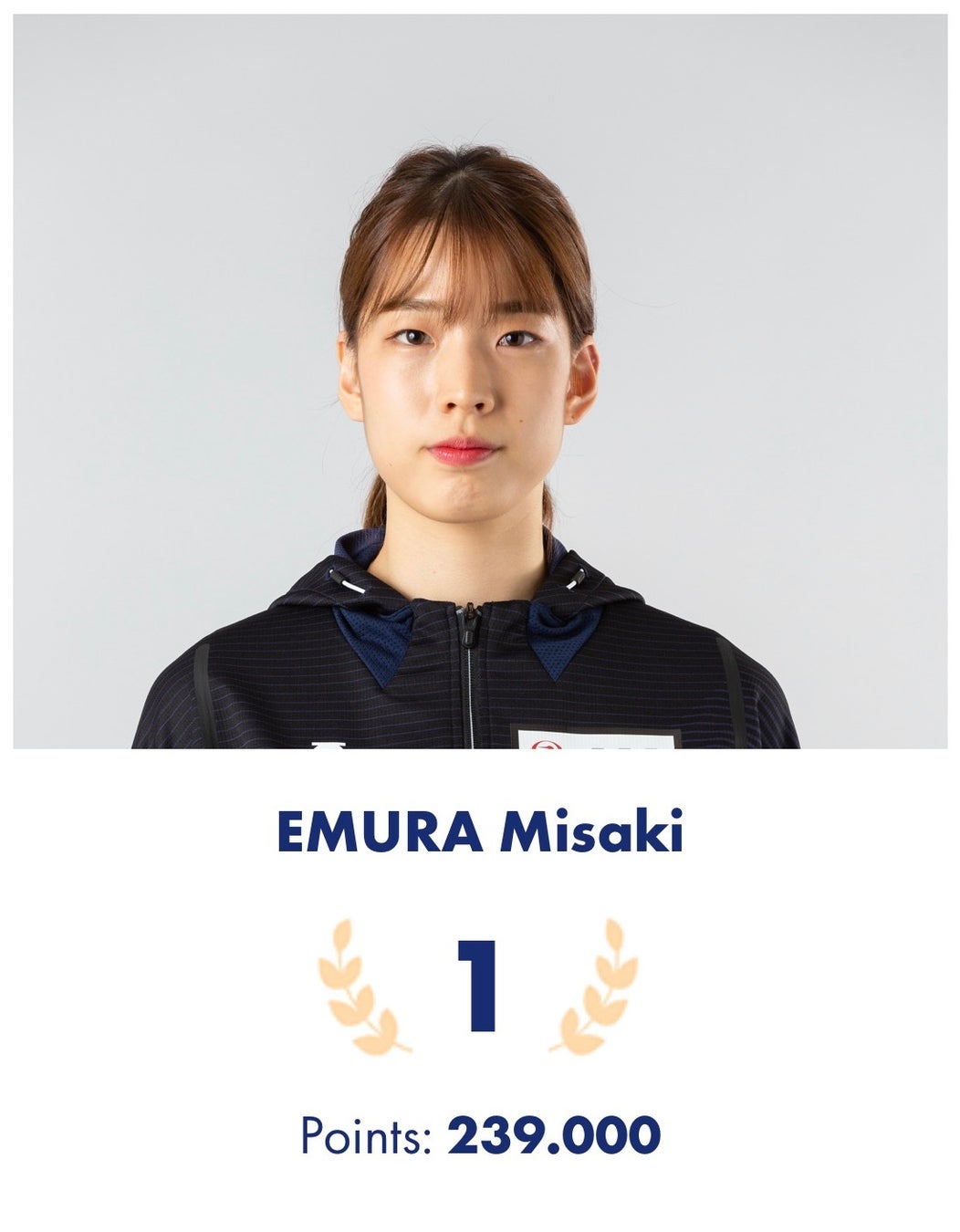【フェンシング】 女子サーブル 江村美咲選手がワールドランキング1位！