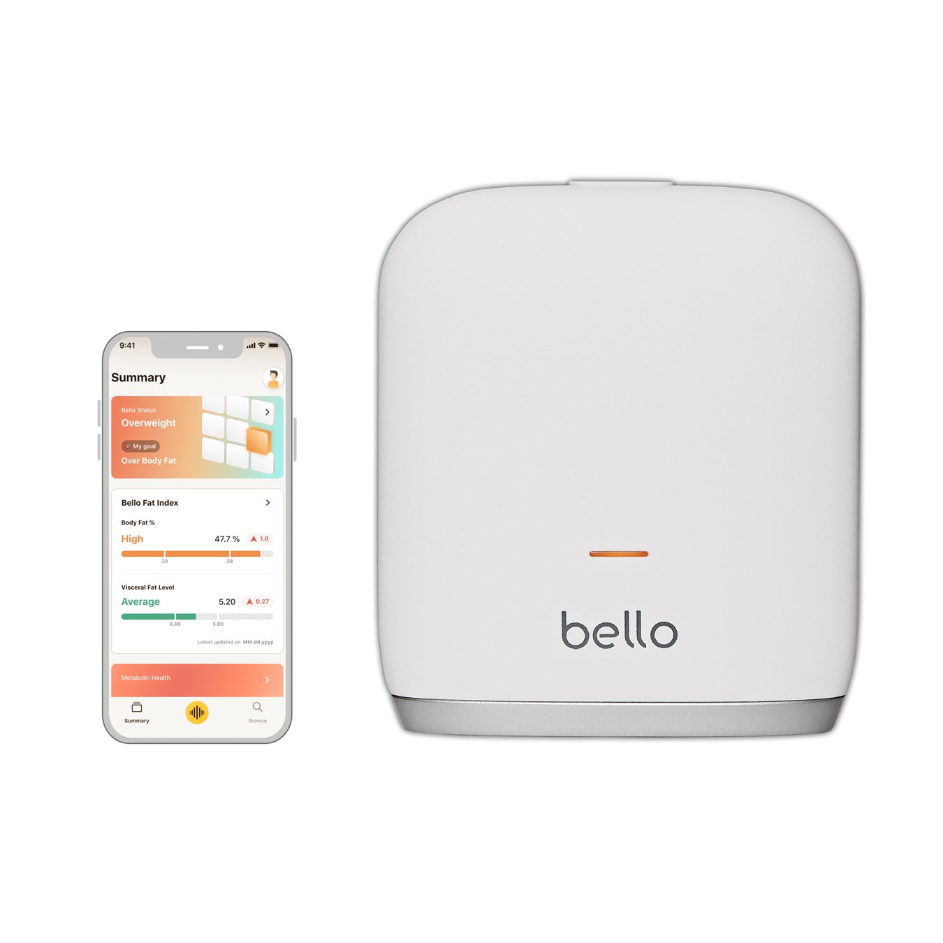 アプリがダイエットと運動を提案する体組成計『bello（ベロ）』の第二世代新商品を2023年4月16日よりMakuakeにて先行予約販売開始