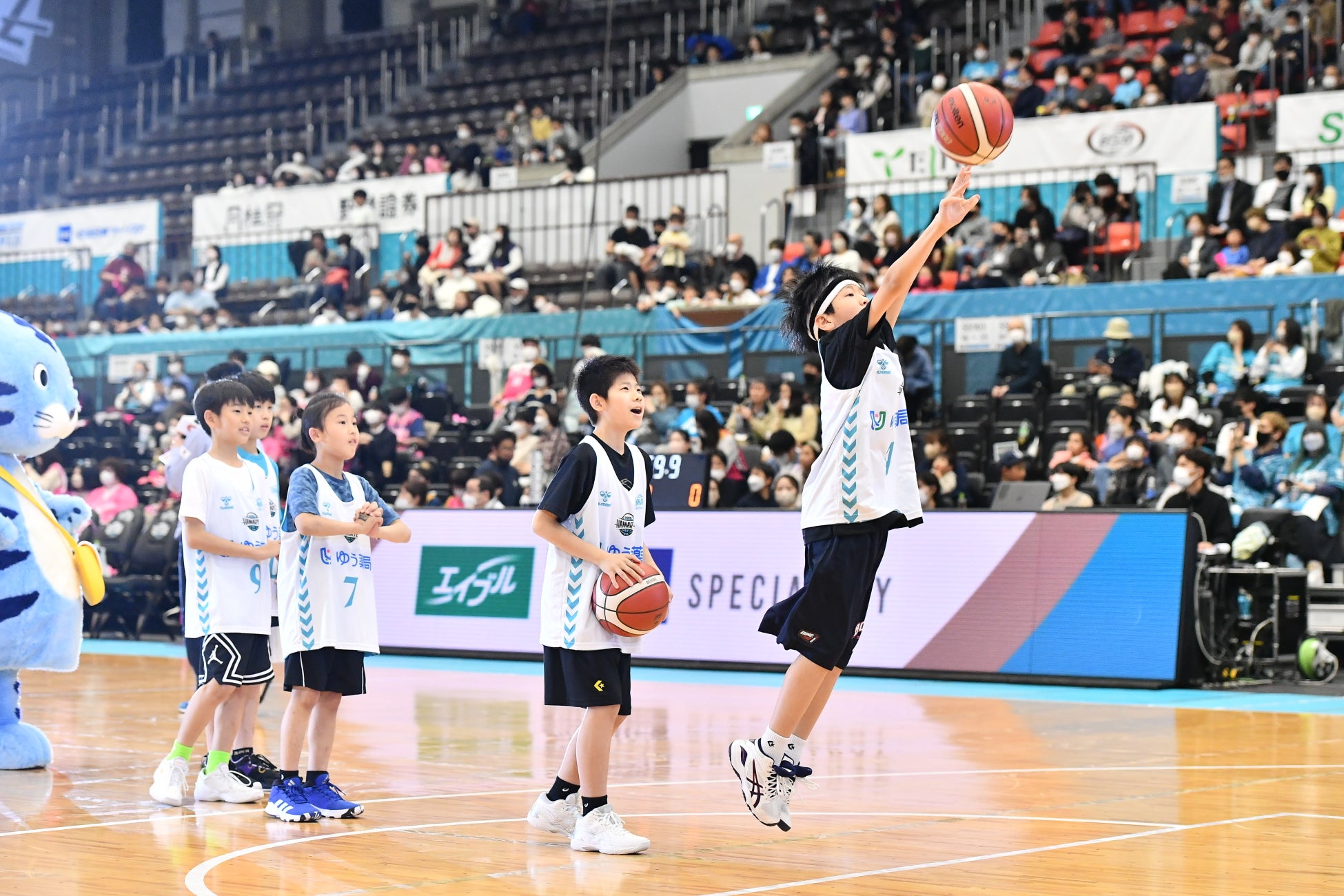 将来は京都ハンナリーズの選手に！CHINTAIがプロバスケットボール選手を目指す子供たちをB.LEAGUE冠試合にご招待