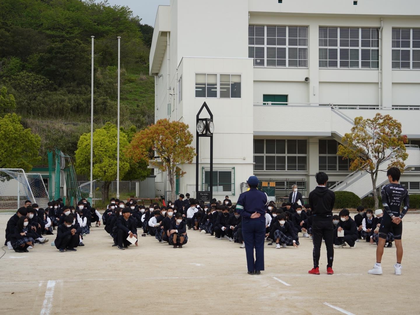 【VC FUKUOKA】4/14「福岡県立柏陵高等学校 交通安全教室」を開催しました