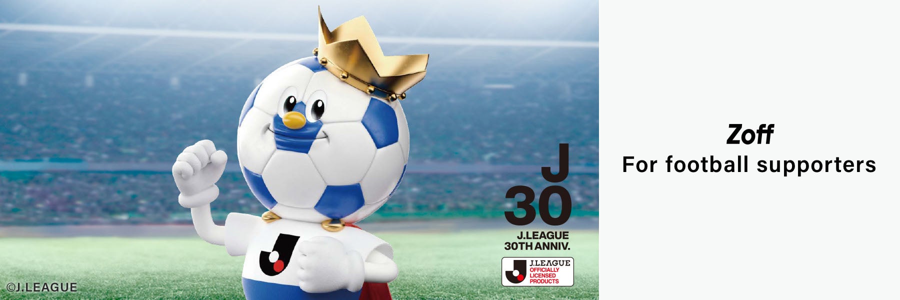 Jリーグ開幕30周年記念「Zoff Jリーグコラボサングラス」　サポーターの皆様から多くのご要望を受け「横浜FC」モデルと「アルビレックス新潟」モデルの追加販売が決定