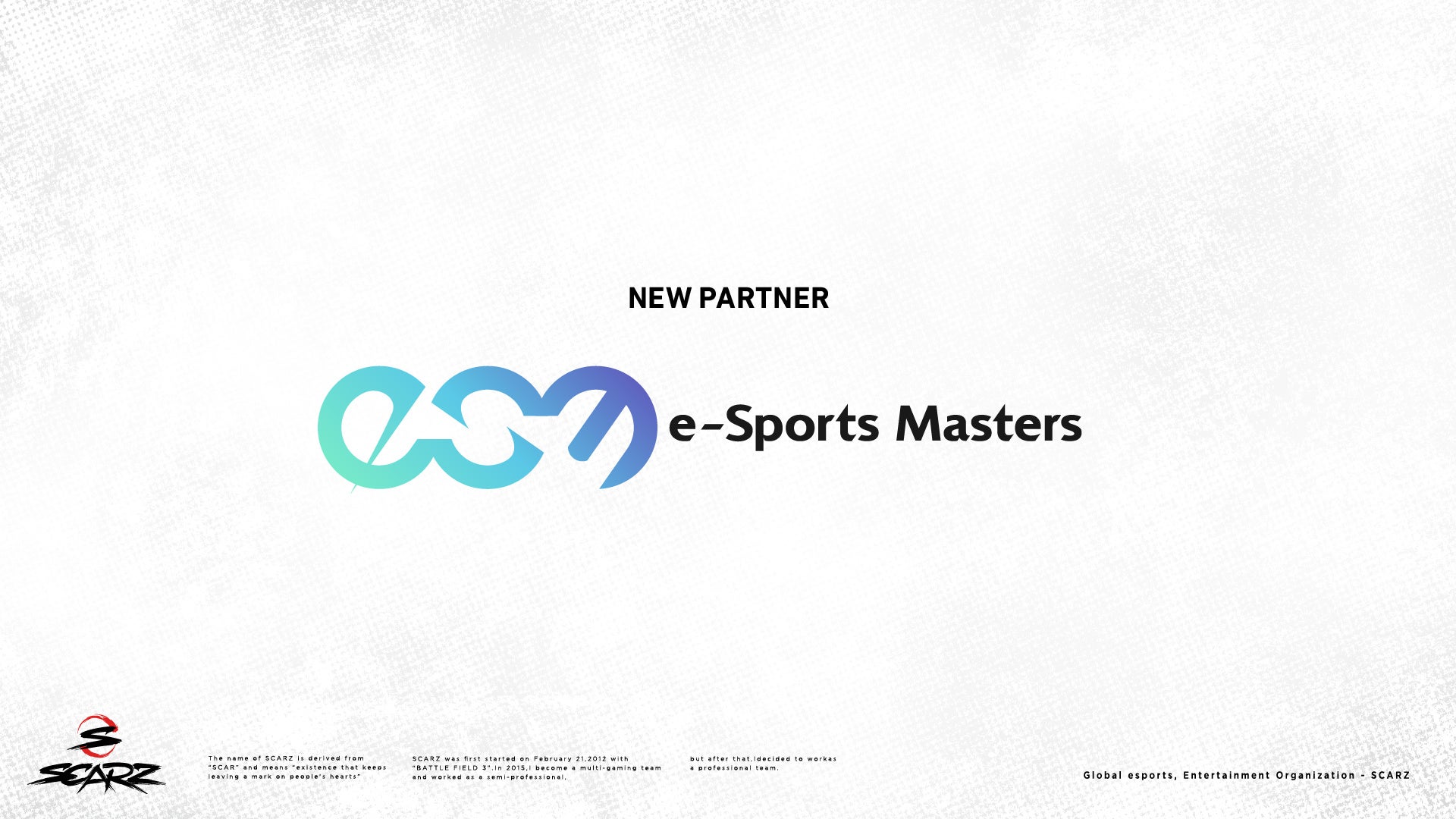 「プロeスポーツチーム「SCARZ」、株式会社BBBが運営するeスポーツのコーチと受講者をつなぐマッチングサービス「e-Sports Masters」とのスポンサー契約締結を発表！」