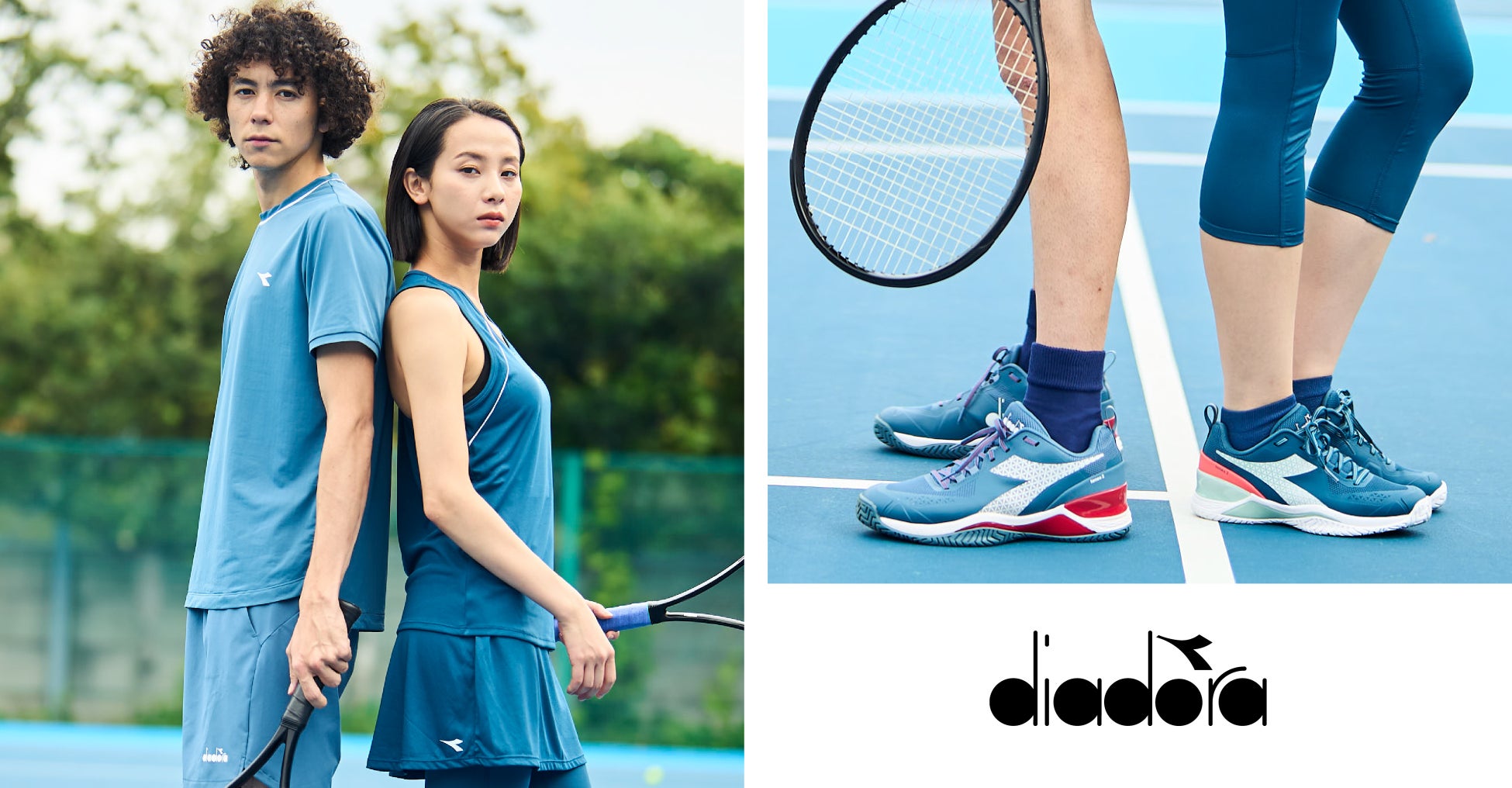 イタリアのプレミアムスポーツブランド『diadora/ディアドラ』2024年春夏シーズン・テニスカテゴリーの予約販売を開始！