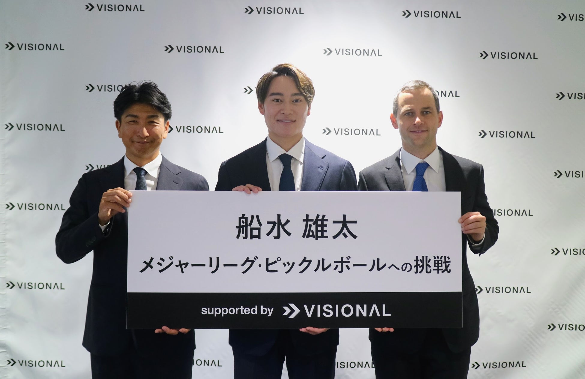 プロソフトテニスプレイヤー 船水 雄太選手の米国「メジャーリーグ・ピックルボール」への挑戦をVisionalが支援