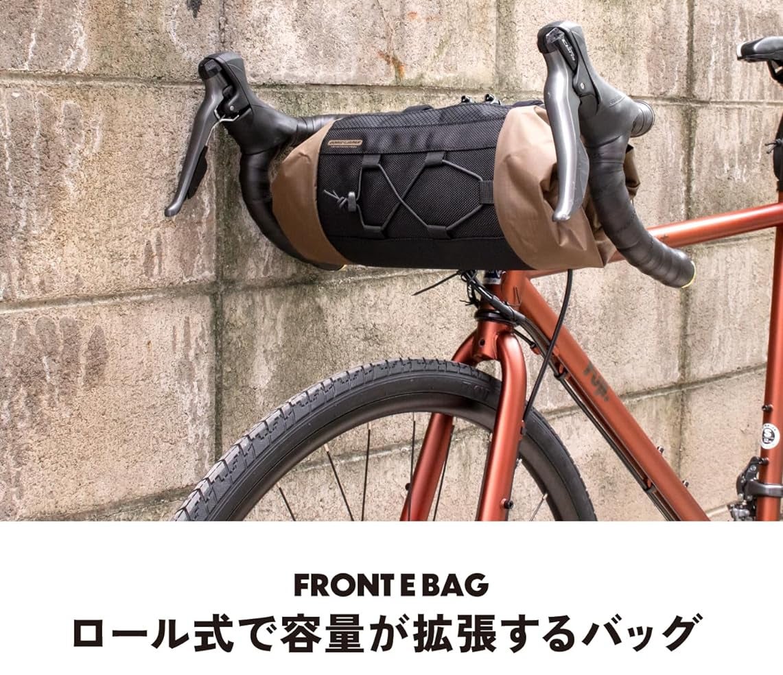 【新商品】【ロール式で容量が拡張するバッグ!!】自転車パーツブランド「GORIX」から、フロントバッグ(DeviGU)が新発売!!