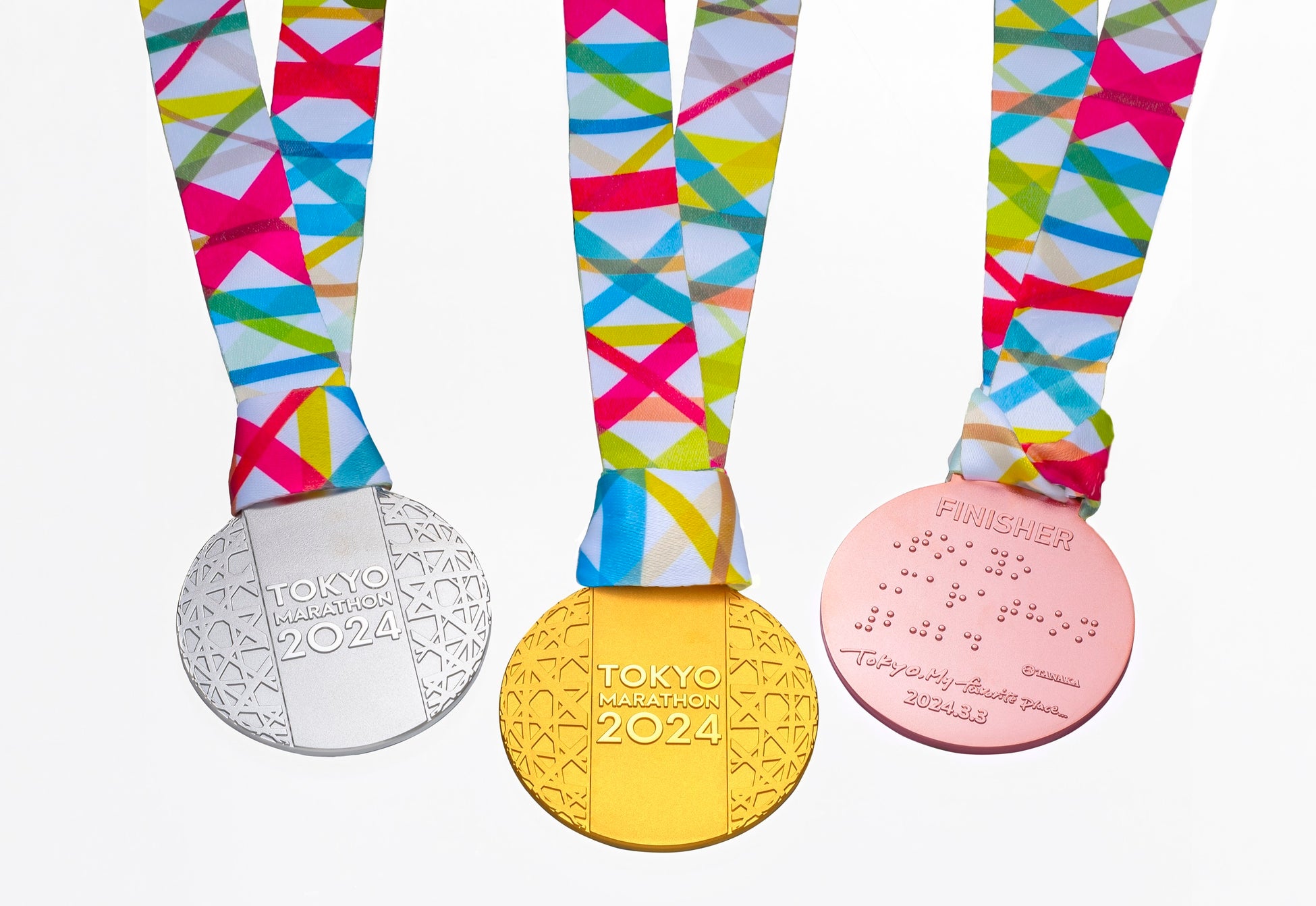「東京マラソン2024」の表彰メダルを純金・純銀・純銅で提供