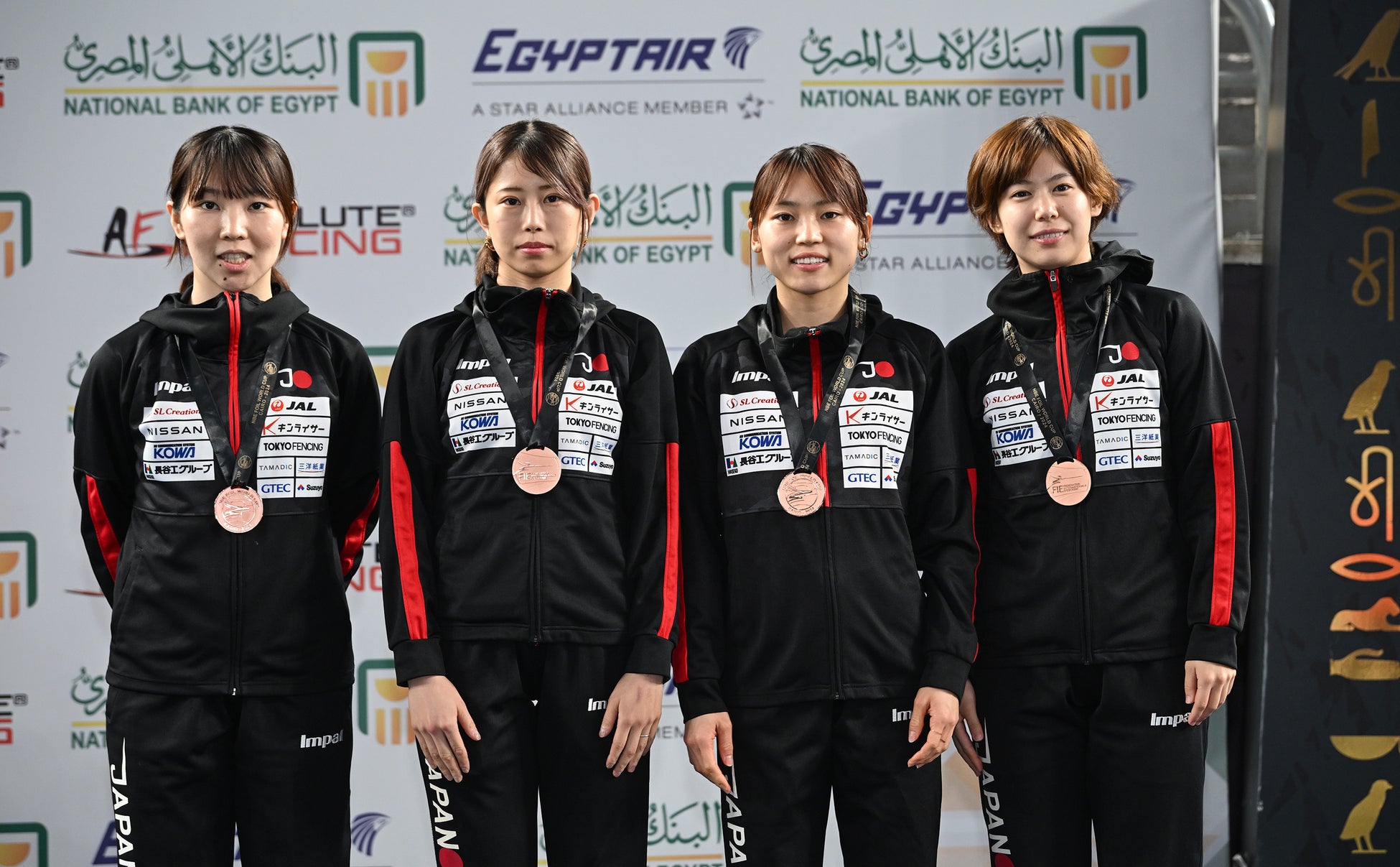 【フェンシング】ワールドカップ（エジプト／カイロ）女子フルーレ団体で日本代表チームが銅メダル獲得！