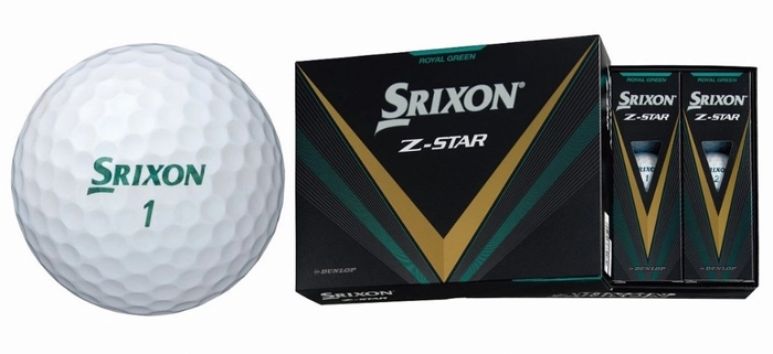 ゴルフボール「スリクソン Z-STAR」ロイヤルグリーンを数量限定で新発売