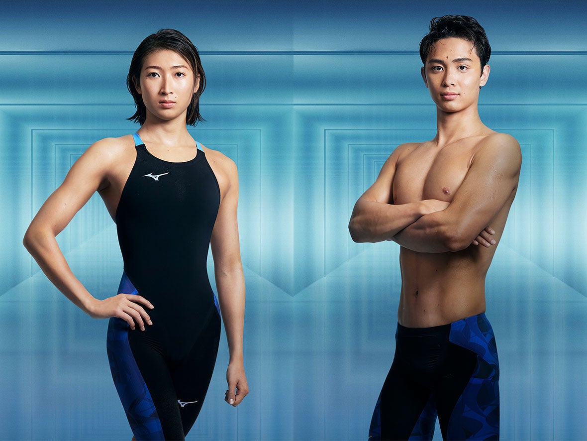 ミズノ競泳用水着「GX・SONIC 6」の2024年新デザイン発売