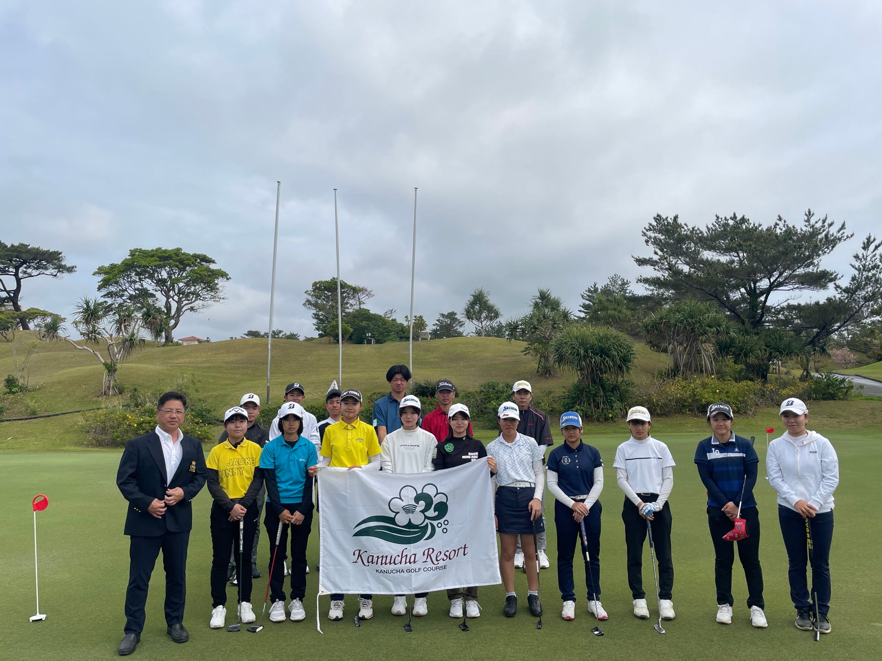 【カヌチャゴルフコース】マレーシアで開催されるジュニアゴルフ選手権大会への派遣メンバーを選抜する国内予選会を開催