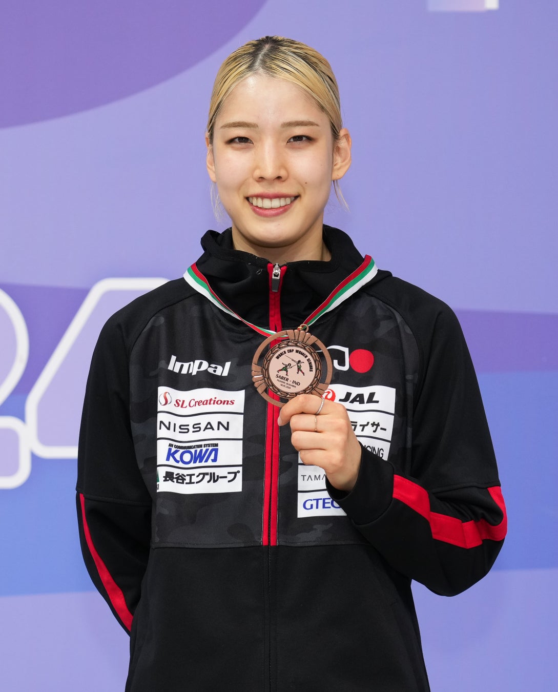 【フェンシング】女子サーブル ワールドカップ大会(ブルガリア/プロヴディフ)で江村美咲選手が銅メダル獲得！