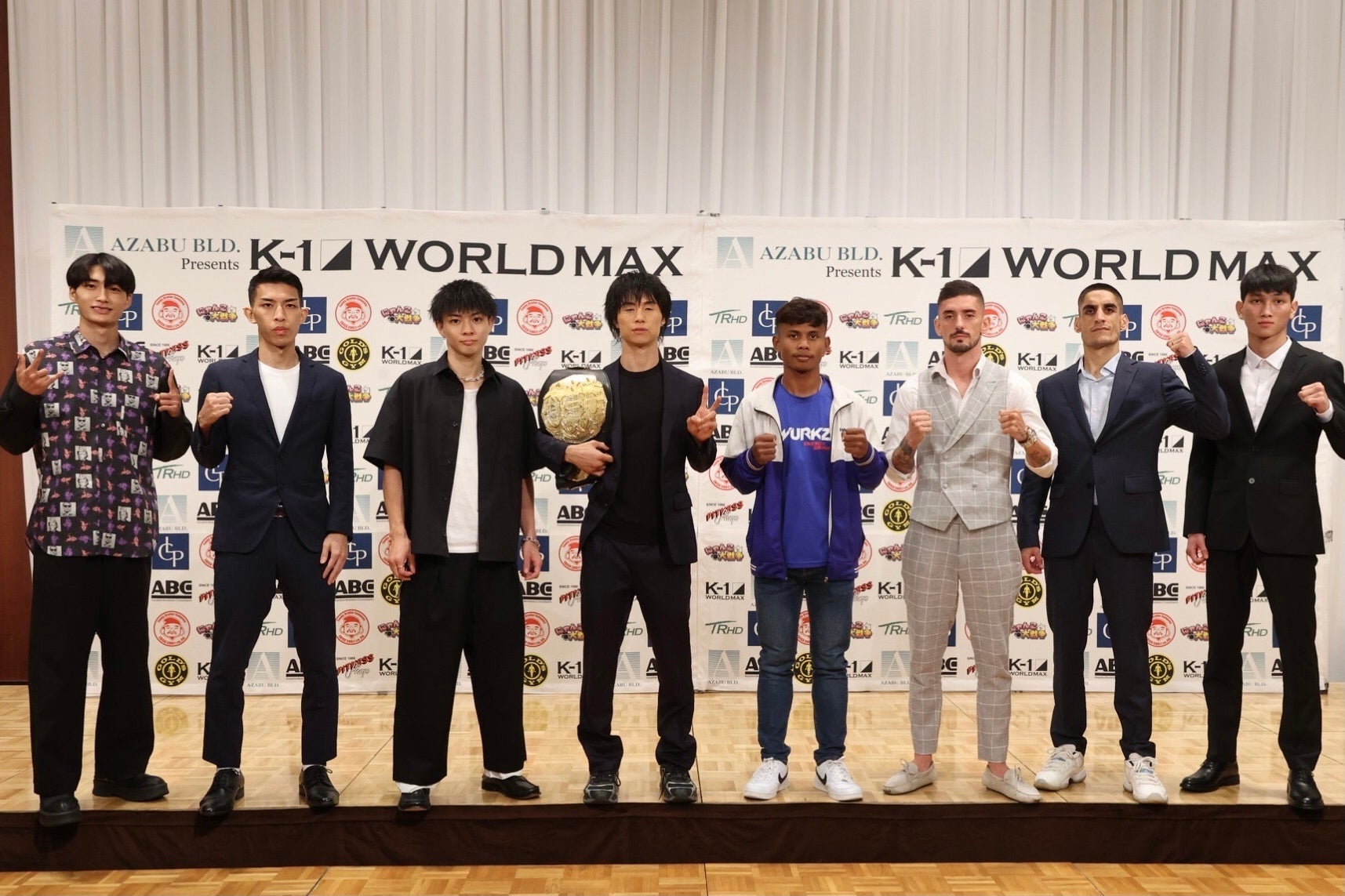 7.7「K-1 WORLD MAX 2024」前日計量＆会見　金子晃大「日本人の強さを見せたい」55kgトーナメントで各選手意気込み