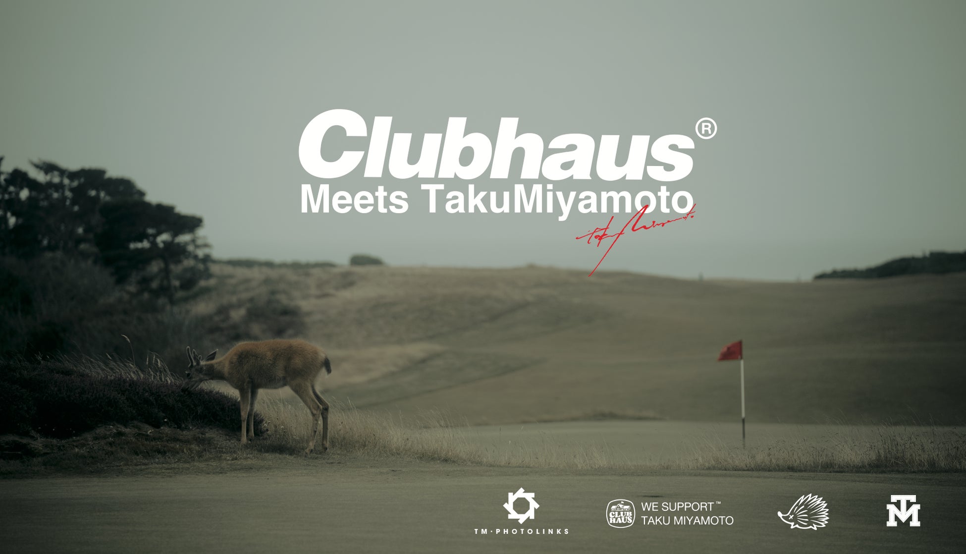 “CLUBHAUS”とゴルフフォトグラファー”宮本卓”とのスペシャルコラボレーションイベントを開催決定！！