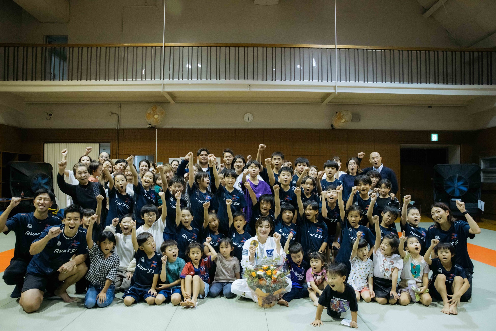 柔道金メダリスト角田夏実選手がRUN’S SCイベントに登場！子どもたちの夢に火をつけた一日