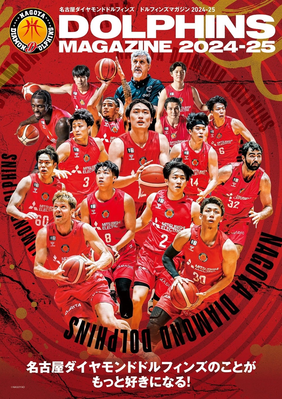 Bリーグ・名古屋ダイヤモンドドルフィンズがもっと好きになる！ 「DOLPHINS MAGAZINE 2024-25」が発売