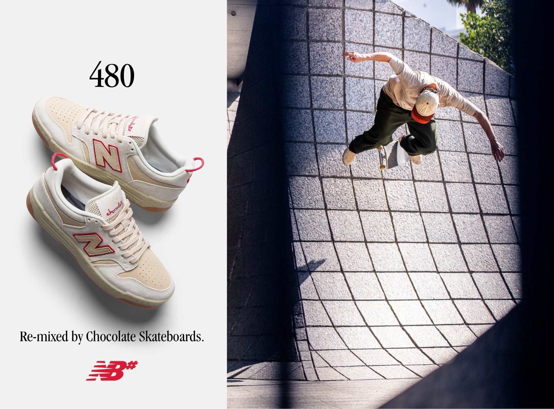 New Balance Numeric 480 x Chocolate Skateboards コラボレーションモデル登場