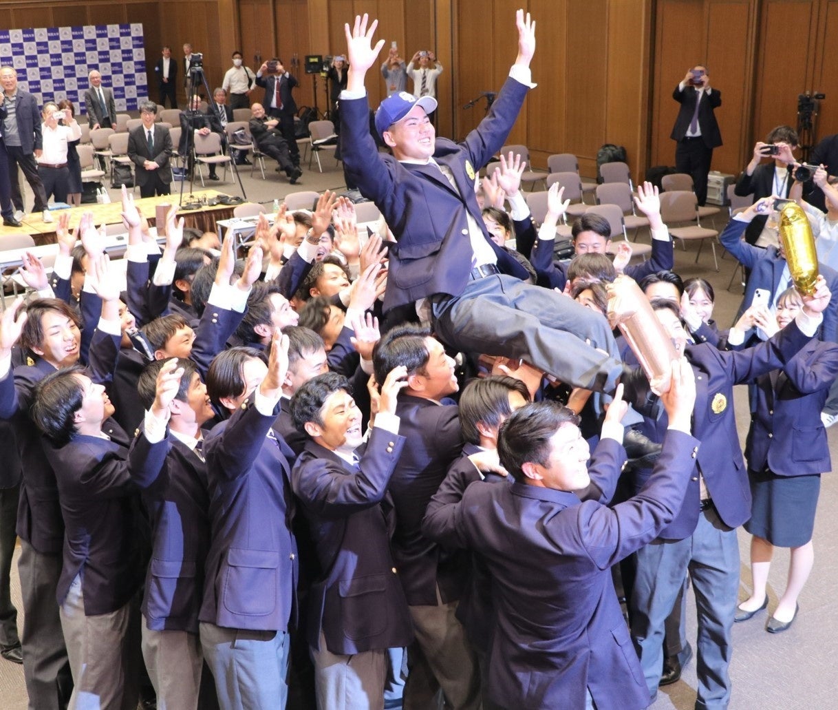 ◆金丸夢斗投手が中日ドラゴンズから1位指名◆関西大学体育会野球部から3年ぶりのプロ野球選手誕生へ