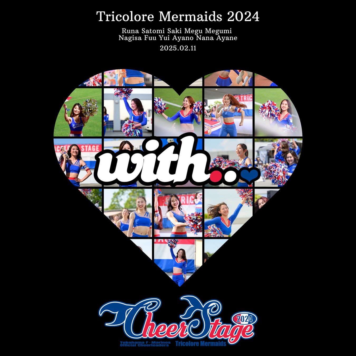 Tricolore Mermaids Cheer Stage vol.13 開催決定！「With…」のテーマで届ける、2024シーズンの集大成