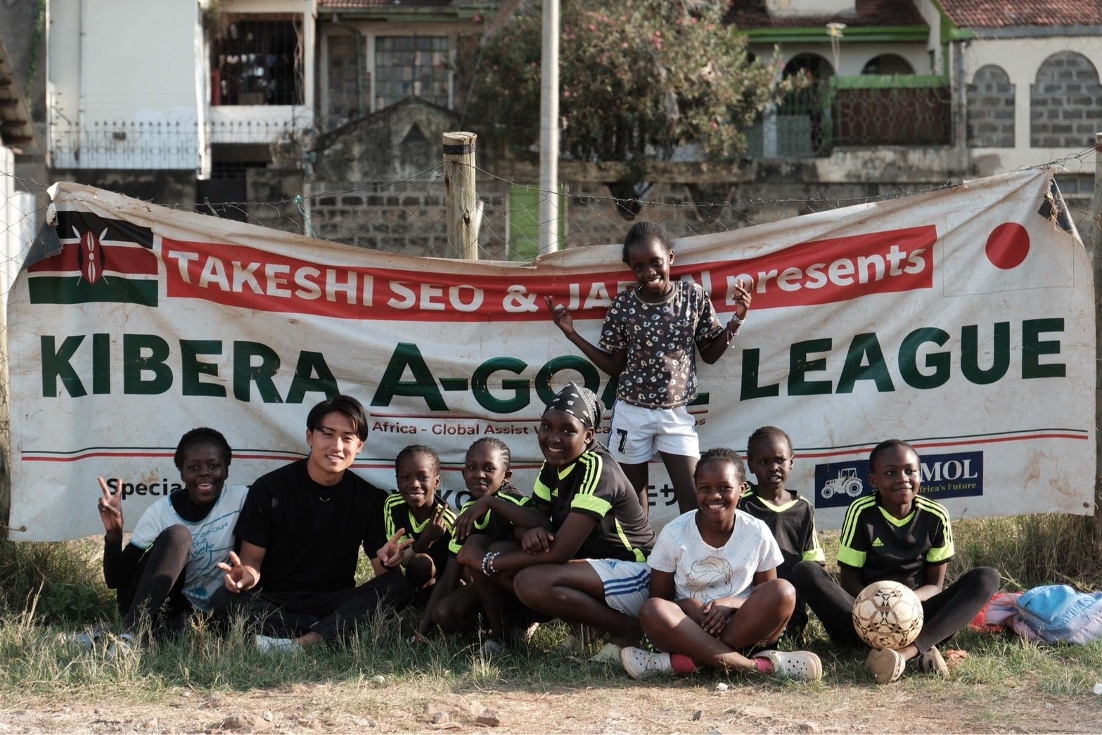 ケニアプレミアリーグ アジア人初のプロサッカー選手 草場勇斗選手がTAKESHI SEO & Japan presents キベラA-GOALリーグのアンバサダーに就任