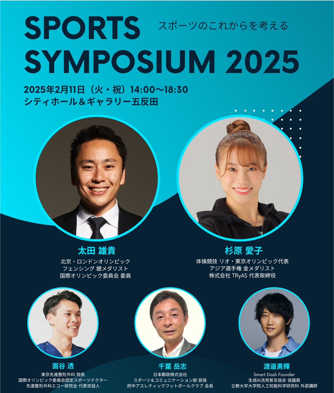 スポーツのこれからを考える「SPORTS SYMPOSIUM 2025」開催決定