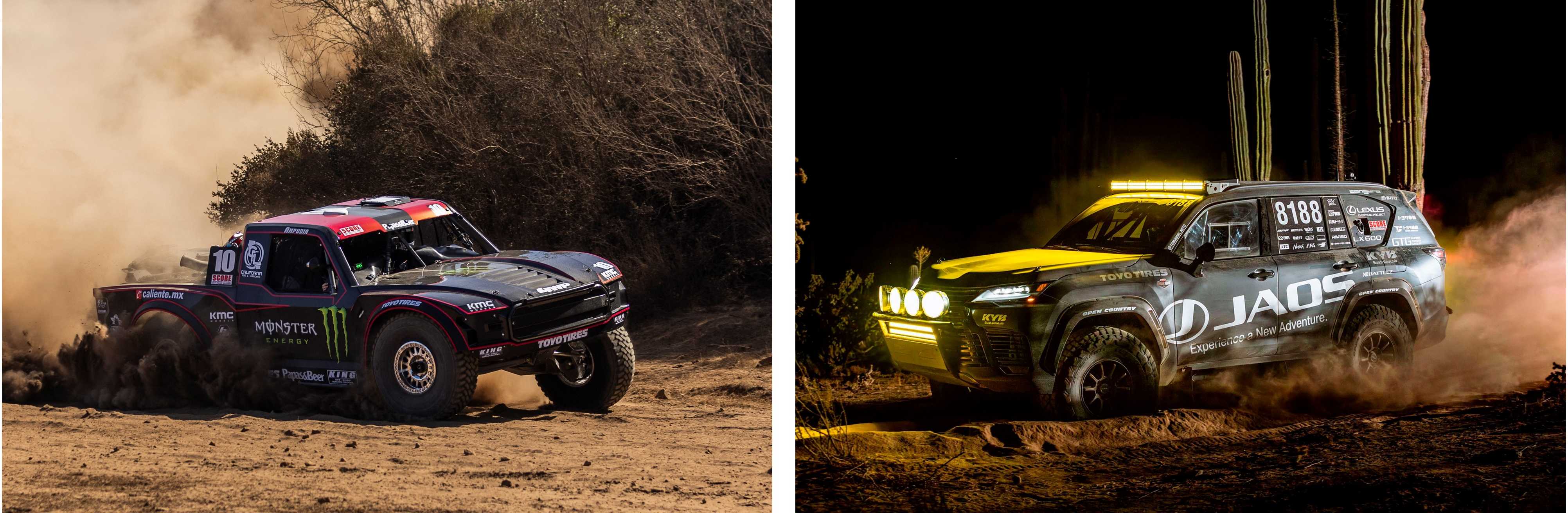 「OPEN COUNTRY」装着車両チームが「SCORE World Desert Championship」年間チャンピオンおよびBAJA 1000クラス優勝を達成