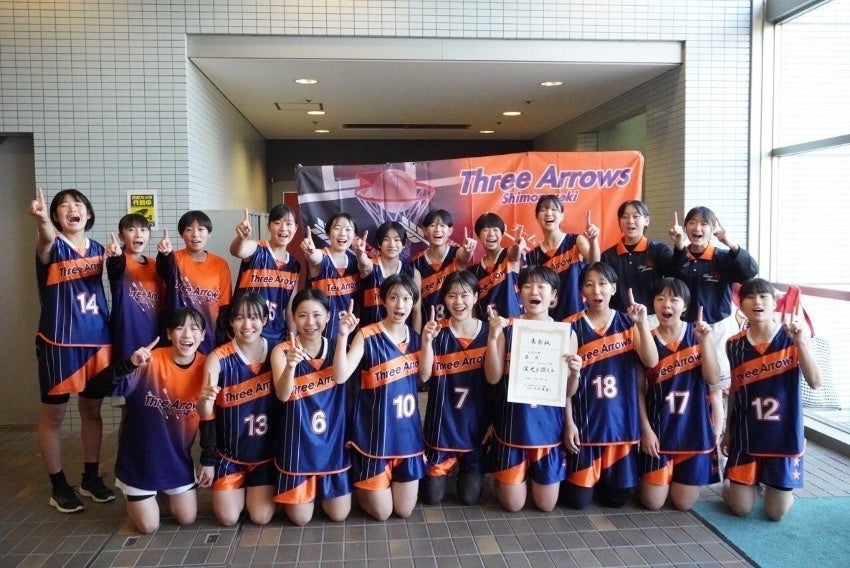 THREE ARROWS下関が、山口県代表として第五回全国U15バスケットボール選手権大会　京王Jr.ウィンターカップに出場します！