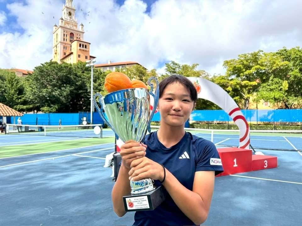 テニス界期待の13歳宮澤紗希乃が日本人初の快挙！ アメリカ開催の伝統的な世界大会「Orange Bowl 2024」U-14カテゴリーで日本人初優勝！