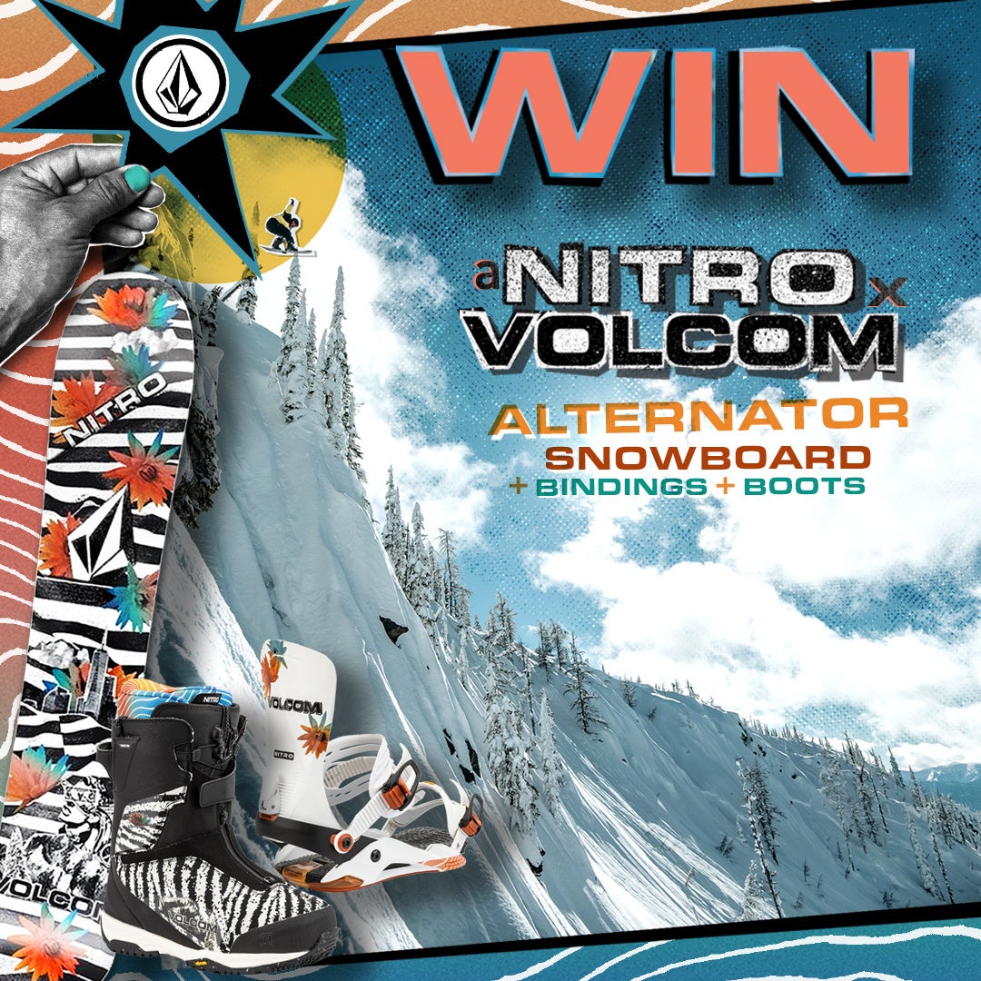 VOLCOM × NITRO の スノーボード３点セット を プレゼント！