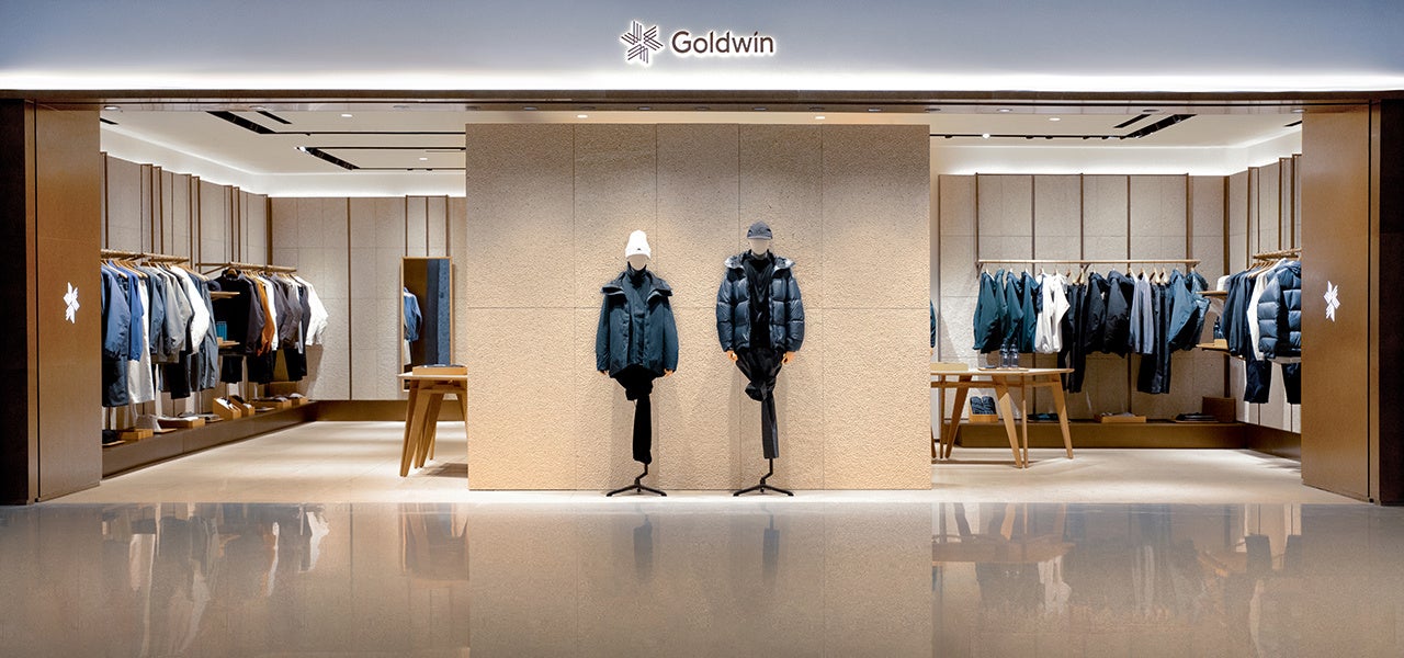 オリジナルブランド「ゴールドウイン」中国大陸4店舗目の直営店「Goldwin Hangzhou」を2025年1月10日（金）にオープン